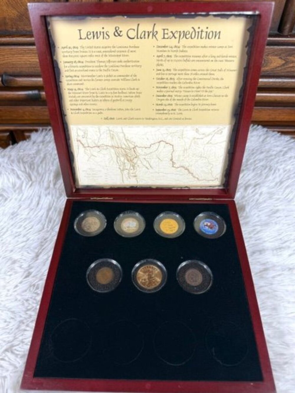 Vintage Morgan Mint Lewis & Clark Expedition Coin Collection - Buffalo Nickel